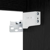 Bathroom Cabinet In-between Black Oak 30 x 35 x 50 cm 890359