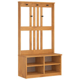 Hall Tree SANDNES 87x40x159.5 cm Solid Wood Pine 4010487