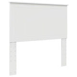 Headboard with Headboard Gloss White 100 cm Engineered wood 887796