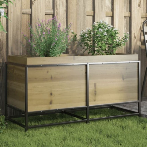 ZNTS Garden Planter 100x40x50 cm Impregnated Wood Pine 847037