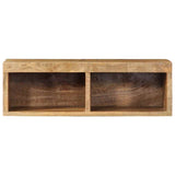 Wall-mounted TV Cabinet 60x30x19 cm Solid Rough Wood Mango 4017473