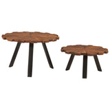 Coffee Tables 2 pcs Solid Wood Reclaimed and Iron 356250