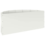 Planter White 90 x 45 x 35 cm Steel 883690