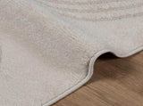 Indoor Rug GALATI Cream 120 x 120 cm Polyester 42022798