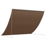 Awning Taupe 150 x 150 cm 180 g / m Polyester with PU Coated 42037115