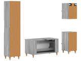4 Piece Bathroom Cabinet Set ALKMAAR Grey Sonoma 3417915