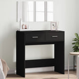 Dressing Table with Mirror Black 80x39x80 cm 840703