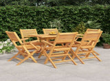7 Piece Garden Dining Set Solid Wood Teak 3155014