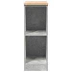 ZNTS Garage Storage Cabinet Concrete Grey 30x51x85 cm Solid Wood Pine 860529