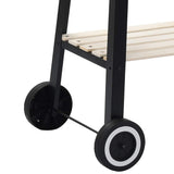 Charcoal BBQ Stand with Wheels 45367