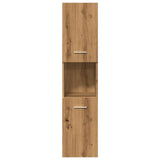 5 Piece Bathroom Furniture Set Artisan Oak Engineered Wood 3328598