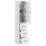 Cabinet Set 2 pcs High Gloss White 33 x 34.5 x 87 cm 3416974