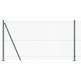 Welded Wire Fence with Concrete Base 10 x 1.2 m 3352407