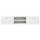 Wooden Cabinet White 150 x 39 x 30 cm Engineered Wood 880231