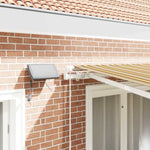 Retractable Awning with Manual Multicolour 300 x 250 cm Fabric 3330016