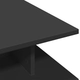 ZNTS Coffee Table Black 102x55x35 cm Engineered Wood 848011