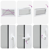 Basement Window "RISOR" 110x50 cm Tilt&Turn DIN Left White 4108370