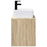 Bathroom Furniture Set Sonoma Oak Engineered Wood 3404292