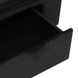 Dog Sofa with Drawer Black 75x50x38 cm Plush 171078