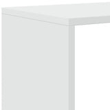 Room Divider Bookcase 3-Tier White 123x29x123 cm Engineered Wood 857985