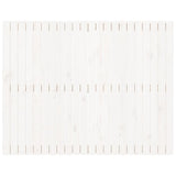 Wall Headboard White 140x3x110 cm Solid Wood Pine 824969