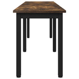 Bench Smoke Oak 160 x 35 x 45 cm Engineered Wood 892604