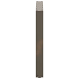 Dining Table Legs U-Shaped 2 pcs Natural Steel 90x cm Steel 4013195