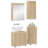 Bathroom Furniture Set TULUM 4 pcs Sonoma Oak 60 x 34 x 63 cm 3398046