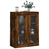 Wall Mounted Cabinet Smoked Oak 69.5x34x90 cm 828457