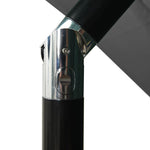 3-Tier Garden Parasol with Aluminium Pole Anthracite 2.5x2.5 m 313838