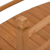Garden Bridge 140x60x60 cm Solid Firwood 313890