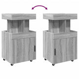 Bar Cart Grey Sonoma 50x41x89 cm Engineered Wood 848267