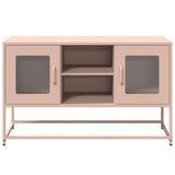 ZNTS TV Cabinet Pink 100.5x39x60.5 cm Steel 853381