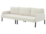 GOMYWAY Oversized Loveseat, Modern & Plush Double-seater Sofa, Corduroy Upholstered Couch, Cozy W2678P422283