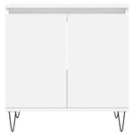 ZNTS 3 Piece Bathroom Cabinet Set White Engineered Wood 3187789