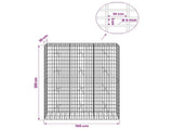 Gabion with 5 mm Wire and 5x10 cm Mesh 150x20x200 cm 3464589
