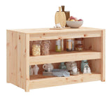 Outdoor Kitchen Cabinet MEPPEL 106x55x64 cm Solid Wood Pine 832333