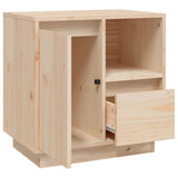 Bedside Cabinet 50x34x50 cm Solid Wood Pine 814479