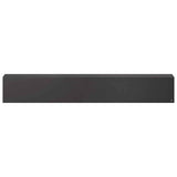 Garden Cover Profile 10 pcs 100 x 10 x 15 cm Steel Black 8012907