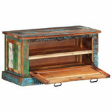 244832 Shoe Storage Bench Solid Reclaimed Wood