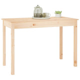 Dining Table 110x55x75 cm Solid Wood Pine 814249
