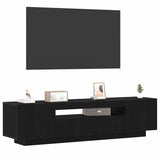 TV Cabinet Black 160 x 35 x 40 cm Engineered Wood 861103