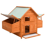 Chicken Coop 150x96x110 cm Solid Firwood 171459