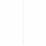 Sliding Door ORKDAL White 78 x 202 cm Solid Pine Wood and Glass 3332076