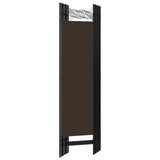 6-Panel Room Divider Brown 240x180 cm 320712