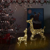 Reindeer Family Warm White Acrylic Acrylic Reindeer Other 329789