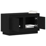 TV Cabinet 80 x 35 x 45 cm Black oak Engineered wood 862130