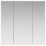 Bathroom Mirror Cabinet Concrete Grey 70 x 14.5 x 70 cm 889090
