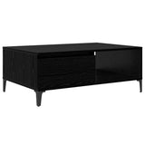 Coffee Table Black oak 90 x 60 x 35 cm Engineered wood 875118