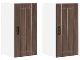 Wall Cabinet LUCCA 2 pcs Brown Oak 30 x 31 x 80 cm 885020